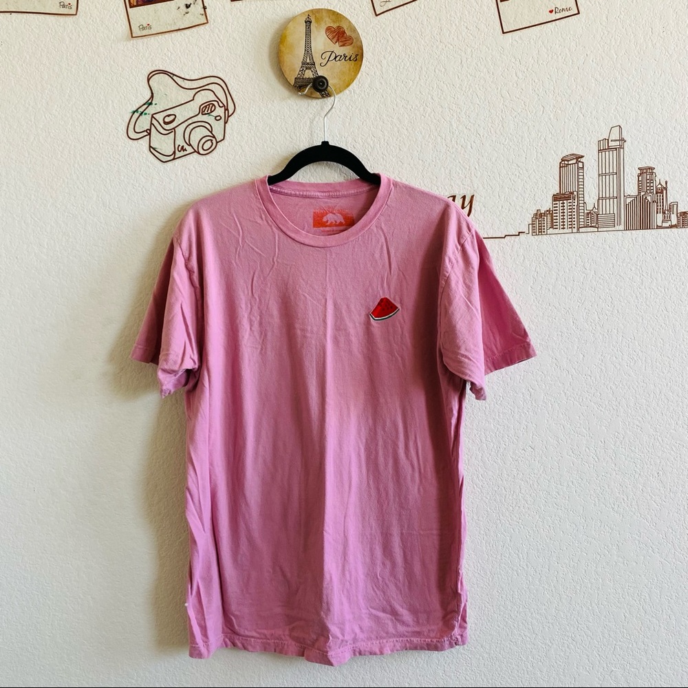 Ring Of Fire Short Sleeve Watermelon Patch T-Shirt